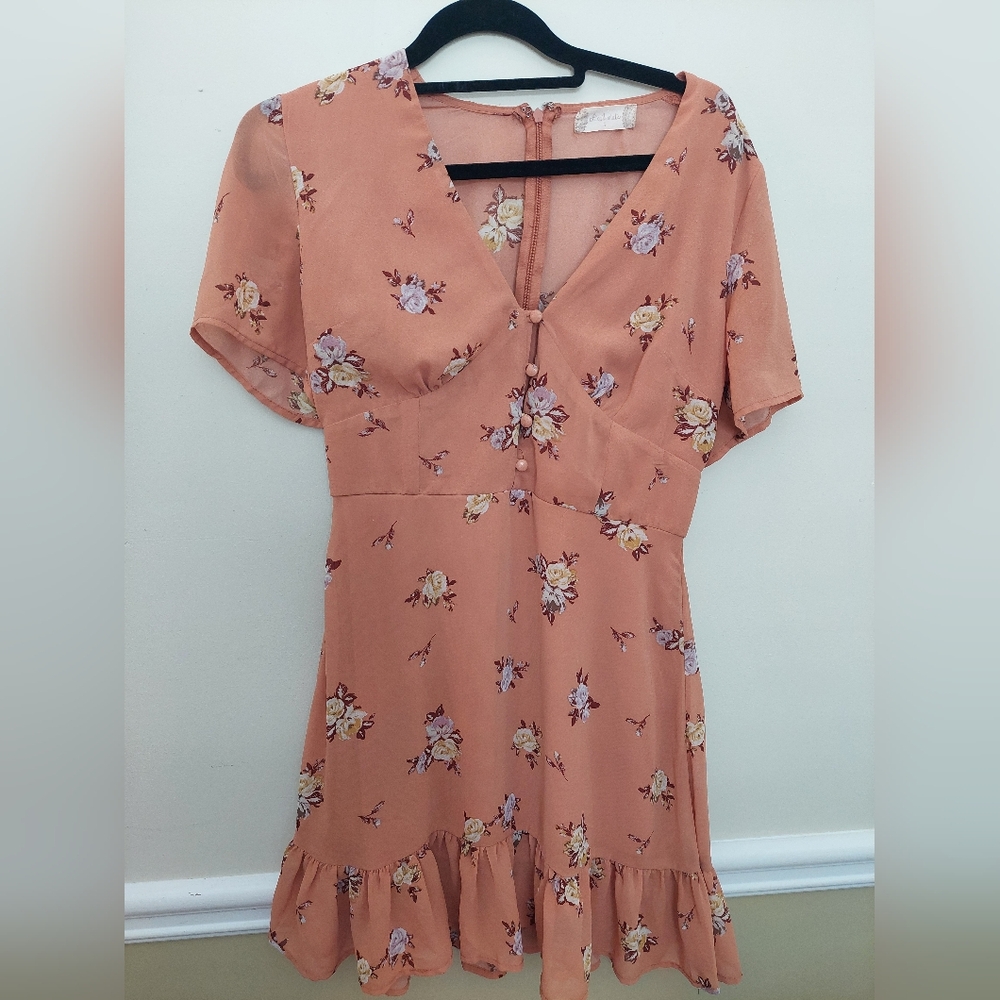 Altar'd State Floral BOHO DRESS SMALL